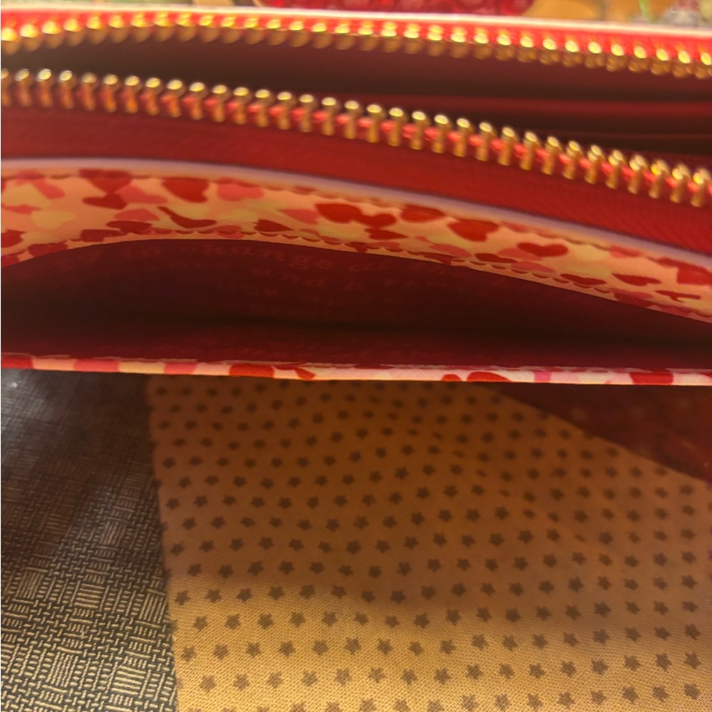 Kate Spade Heart Confetti Zip Around Wallet - Picture 5 of 7